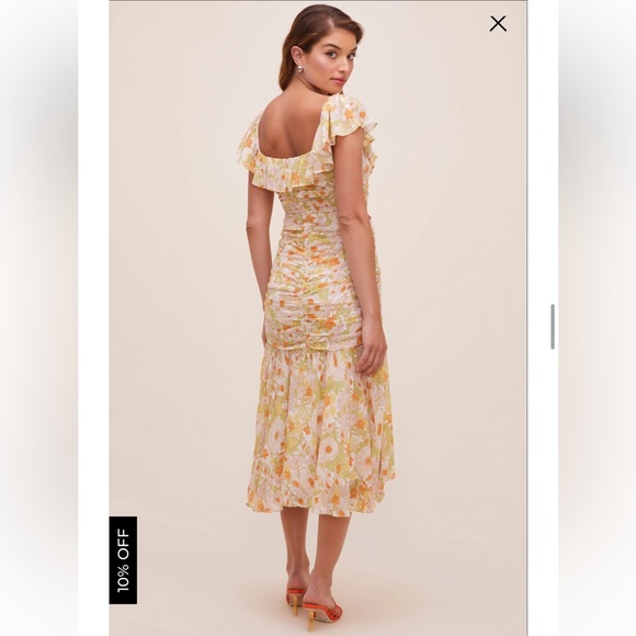 ASTR THE LABEL DEVEREAUX CUTOUT FLORAL DRESS - Picture 2 of 5